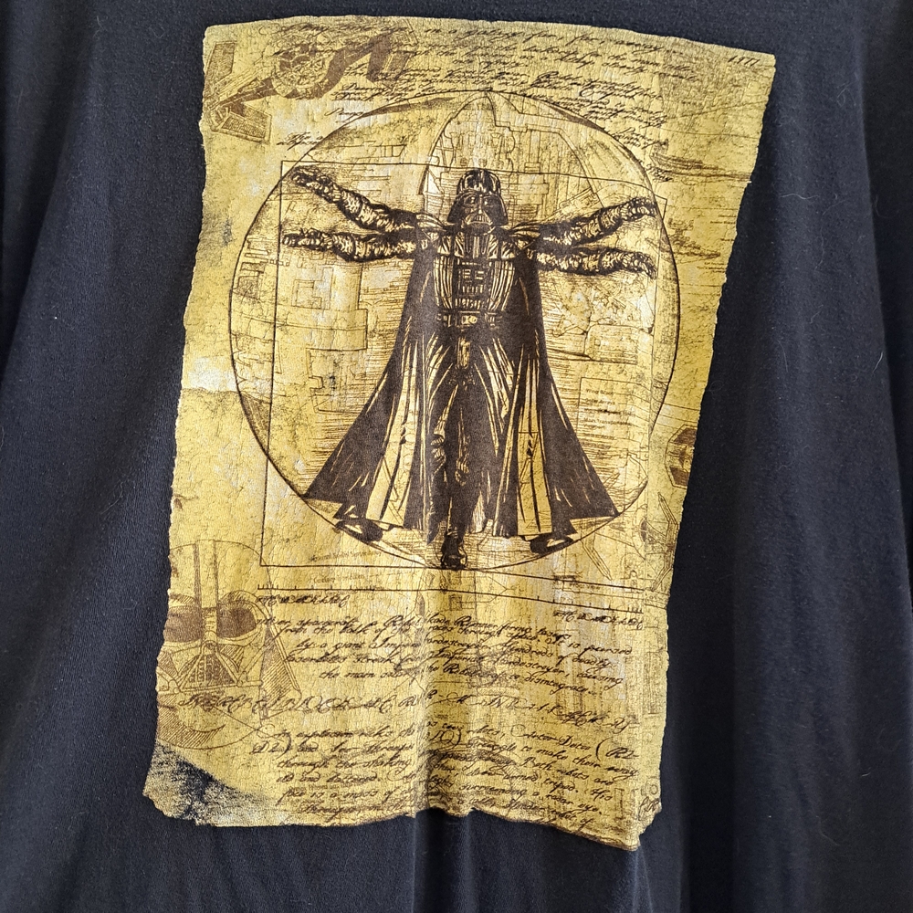 Star Wars Black Tee with Gold Graphic